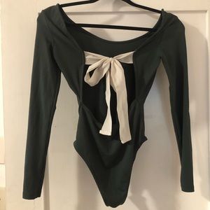 Dark Green Bodysuit